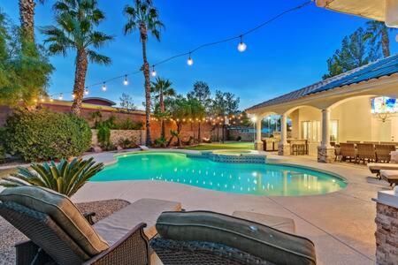 Lux 5Br Vegas Home W Pool, Spa, Games, Near Strip Las Vegas Bagian luar foto